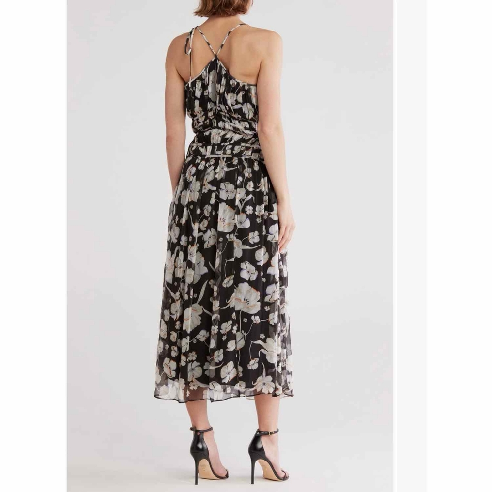 Joie Lyall Shirred Silk Gown - Picture 2 of 3